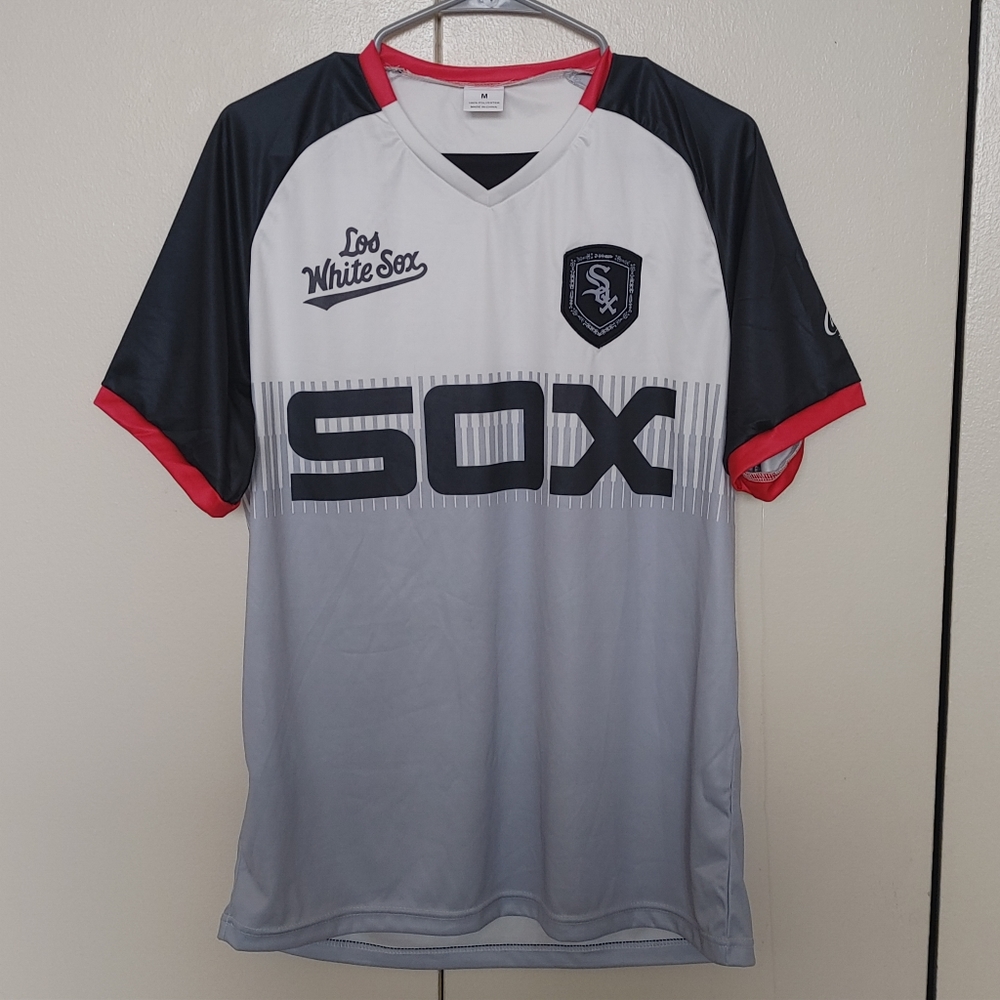 Chicago White Sox Polyster Jersey Size Medium M "Los White Sox"